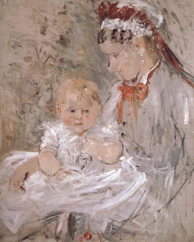 Berthe Morisot Juliy and biddy china oil painting image